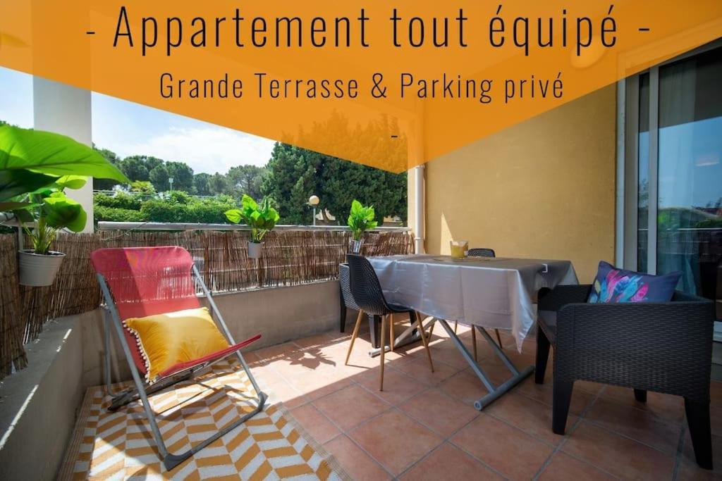 Appartement Tout Equipe Terrasse Et Parking Prive Marseille Exteriör bild